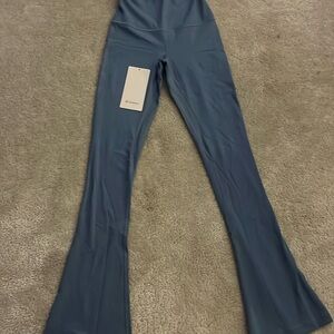 blue lululemon flared align pant size 4